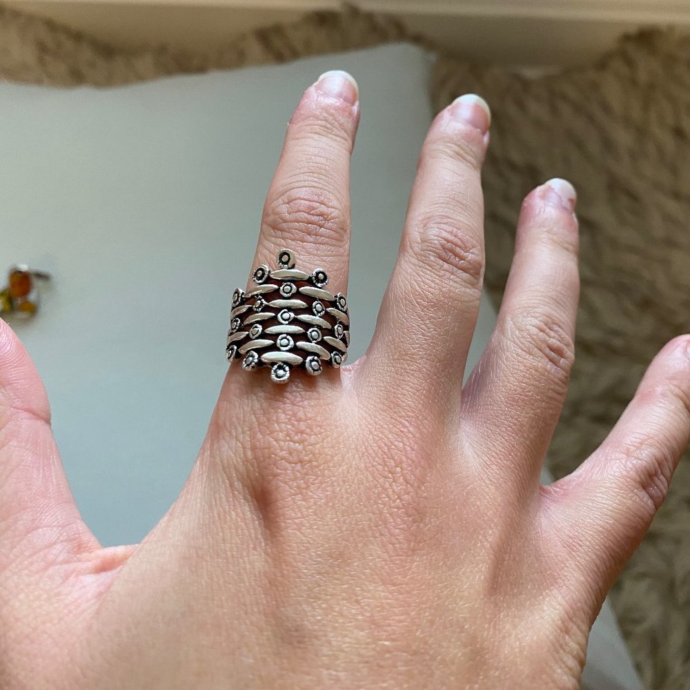 Sterling Silver Statement Ring - image 5